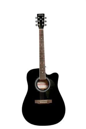 Belear Vega Series 41C Inch BLK Spruce Body RoseWood Neck Black Acoustic Guitar